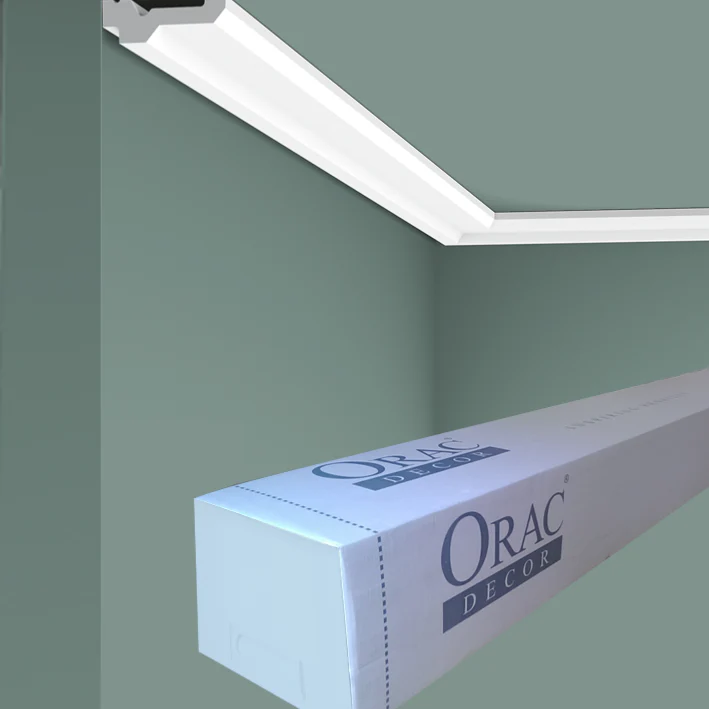C360 Corniche plafond polyuréthane Orac Decor Luxxus - 2x6x200cm (h x p x L) - moulure décorative - Image 9