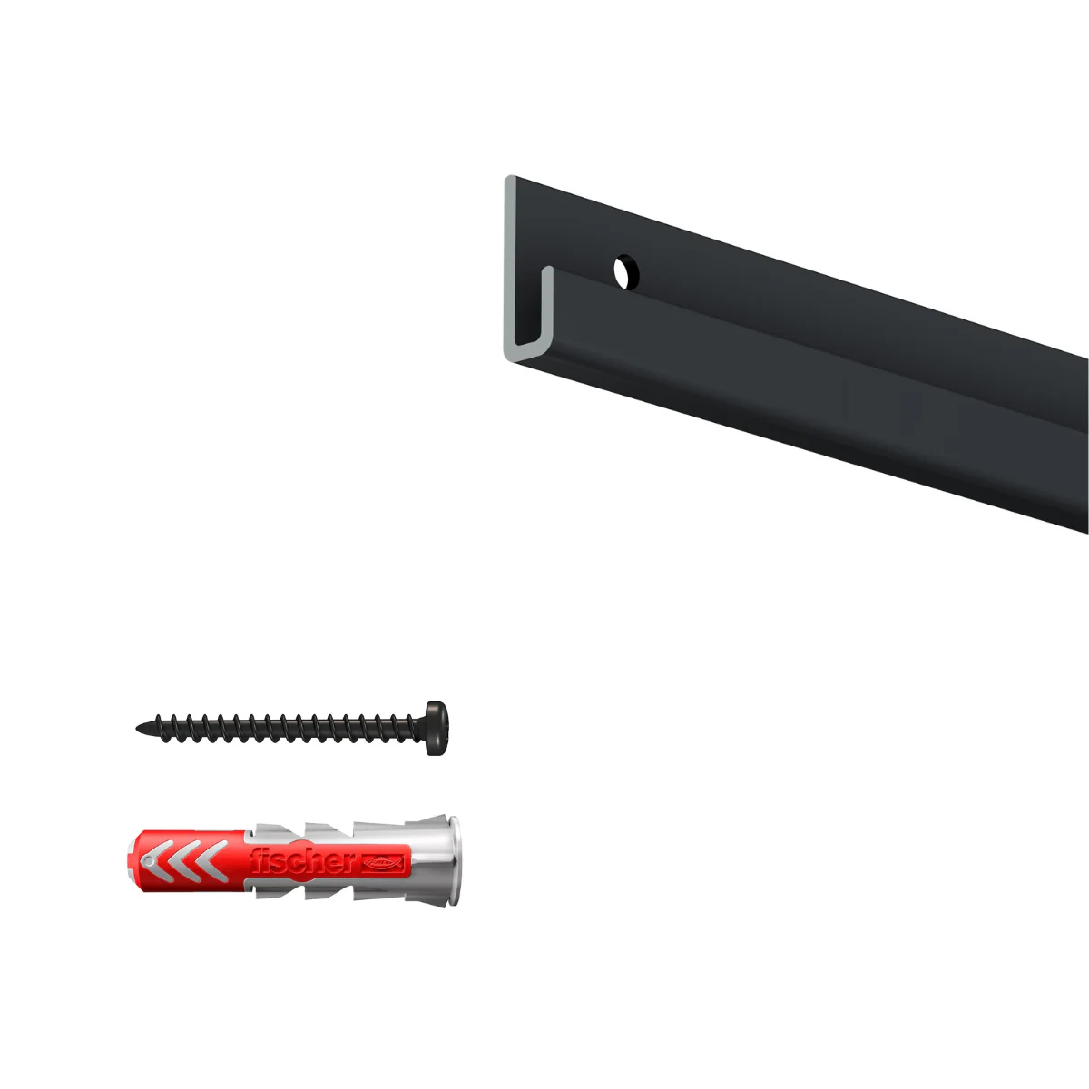 Cimaise Classic+ Rail 200 cm - 80kg + Vis et chevilles - Cimaise Tableau Artiteq - Image 9