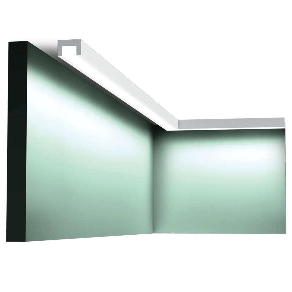 CX190 Corniche plafond pour éclairage indirect Orac Decor  - 2x3x200cm (h x p x L) - moulure décorative polymère - Image 5