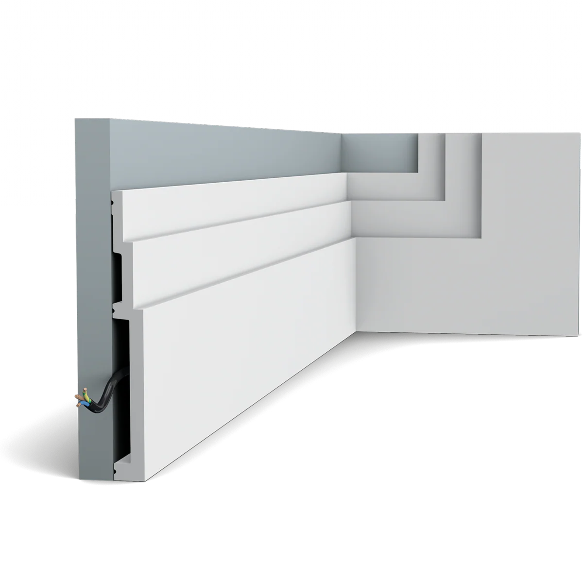 SX181 Plinthe Orac Decor - 20 x 2,2x200cm (h x p x L) - plinthe décorative polymère - Image 3