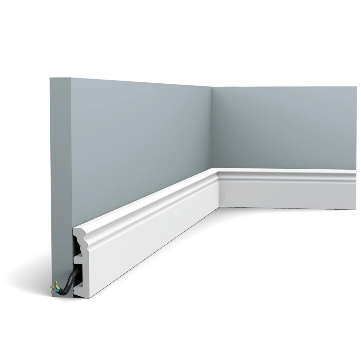 SX195 Plinthe Orac Decor -8  x 1,9  x200cm (h x p x L) - plinthe décorative polymère - Image 6