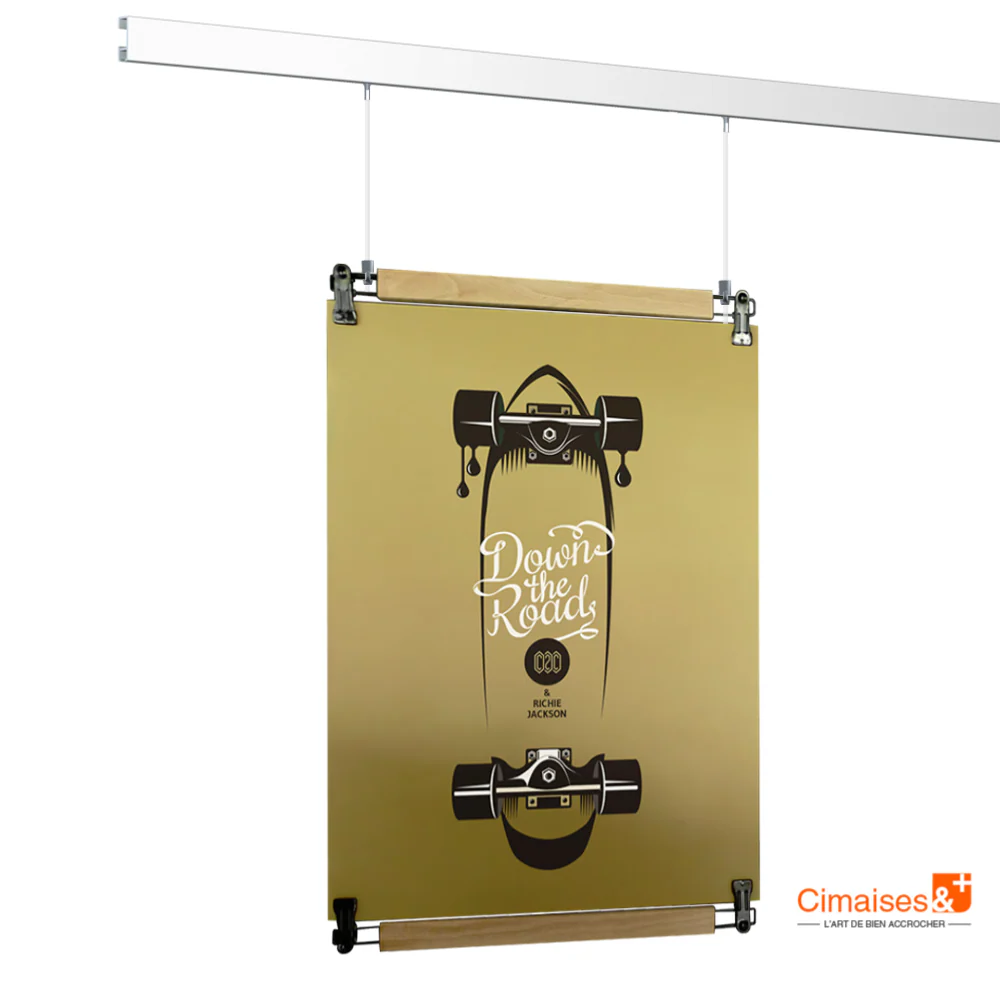 Suspension affiche / Poster / dessin / plan
