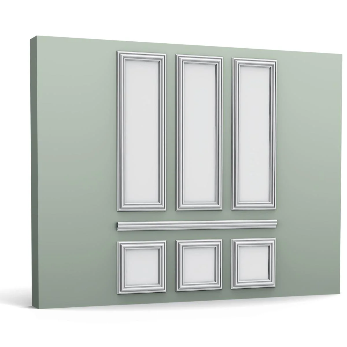 W121 AUTOIRE - Panneau Mural Encadrement Soubassement 3d - 50x50x3,2cm (L x l x h) Orac Decor - Image 6
